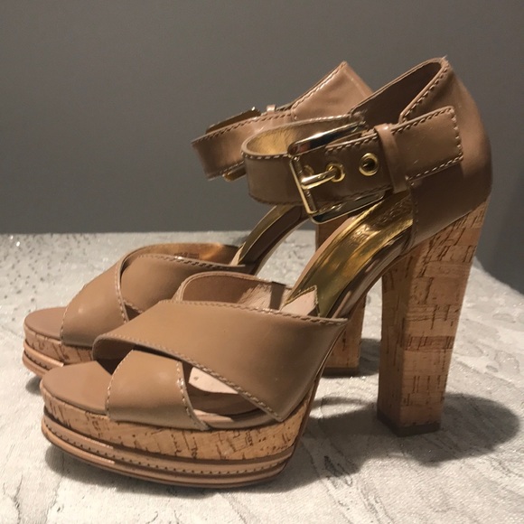 beige michael kors shoes